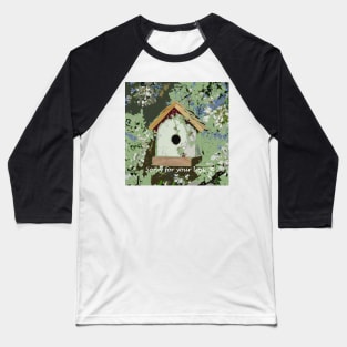 Sorry for your loss, Sympathy Card, birdhouse Baseball T-Shirt